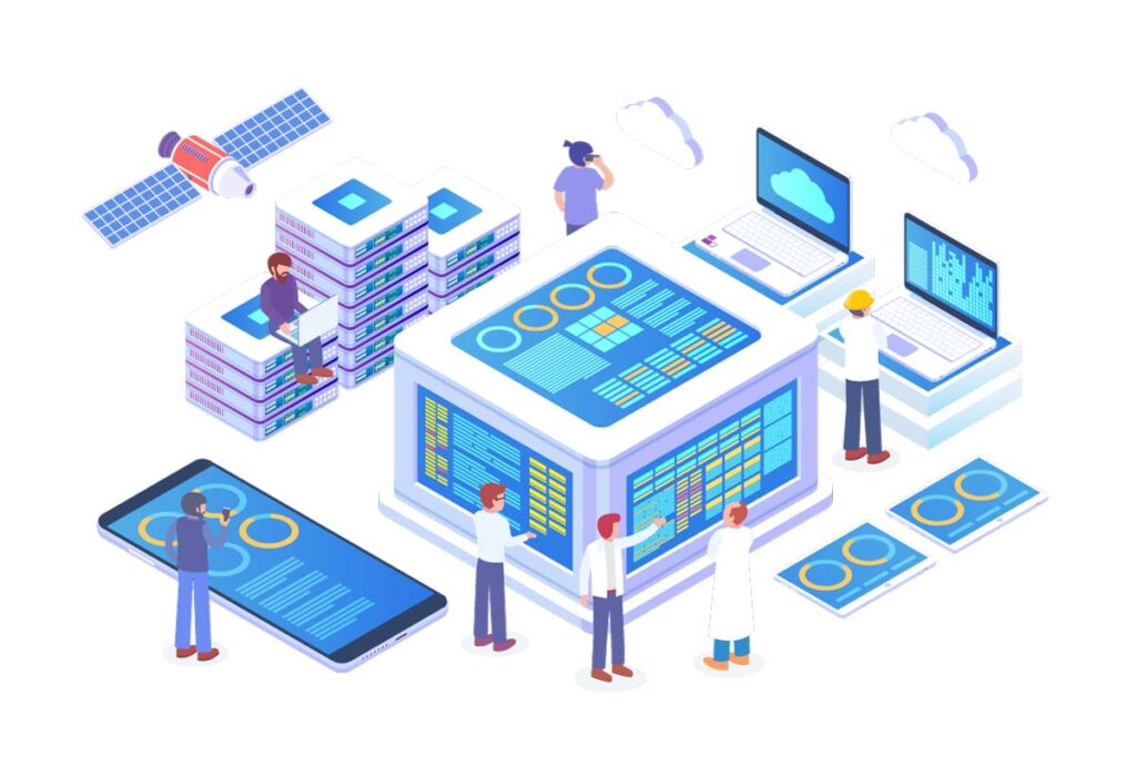 rappresentazione-di-ingegneri-che-lavorano-su-server-che-contengono-big-data